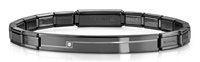 Bracelet Nomination Man Trendsetter in Steel Cubic Zirconia 021117/015 - 021117/015